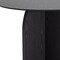 Homeroots 42" Black Solid Wood Pedestal Base Round Top Dining Table 712164 - alternate 5