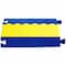 Hubbell Wiring Device-Kellems Cable Protector, 3-1/8 in H, 3 ft L, 20 in W, 3 Channel, Polyurethane, Blue, Yellow HBLTT3B - alternate 1