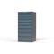 Strong Hold 9 drawer cabinet - (3x 3ft, 3x 5ft, 3x 7ft) - Blue accents - Keyed Different S3060-PPDAS-0903FS - alternate 3