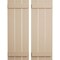 Ekena Millwork Rustic Three Board Spaced Board-n-Batten Rough Sawn Faux Wood Shutters, 17 1/2W x 30H, PR SHUBSS17X30RSPR - alternate 1