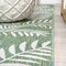 Jonathan Y Nevis Palm Frond Cream/Green 2 ft. x 10 ft. Indoor/Outdoor Runner Rug SMB119G-210 - alternate 8