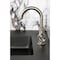 Kingston Brass One-Handle 1-Hole Bathroom Faucet with Knurled Handle, Deck Plate, and Push Pop-Up Drain KSD2218RKX - alternate 4