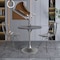 Leisuremod Round 27.55 in W, 29.34 in L, Sintered Stone/Stainless Steel, Grey VT20BS-27GRS - alternate 7