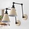 Jonathan Y Rover 7" Classic Industrial Metal Adjustable Arm LED Wall Sconce, Almond/Black, 2PK JYL7462F-SET2 - alternate 7