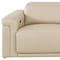 Homeroots 100" Beige Top Grain Leather Reclining Metal USB Sofa 720426 - alternate 6