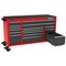 Proto 550 Series Rolling Tool Cabinet, 16 Drawer, Red/Gray, 67 in W x 25-1/4 in D x 41 in H J556741B-16SGPD - alternate 2