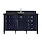 James Martin Vanities Brittany 60" Single Vanity, Victory Blue, w/ 3 CM Phantome Eclos Top 650-V60S-VBL-3PHT - alternate 1