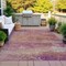 Homeroots 3' X 5' Merlot Beige And Blush Abstract Washable Indoor Outdoor Area Rug 630837 - alternate 3