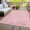 Homeroots 3' X 5' Pink Washable Indoor Outdoor Area Rug 598842 - alternate 7