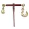 Mytee Products 5/16in-3/8in Ratchet Binder w/Grab Hook, 1/2in Slip Hook on Other, 6600 lbs WLL, 4PK CBRS38-SHx4 - alternate 7