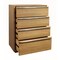 Homeroots 32" Natural Solid Wood Four Drawer Dresser 555429 - alternate 11