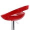 Elama 2 Piece Retro Adjustable Bar Stool in Red with Chrome Base ELM-806-RED - alternate 8