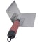 Marshalltown Drywall Corner Trowel, Bullnose Corner Trowel, Inside Corner Trowel, 5 x 3 1/2 inch Trowel 51D - alternate 6