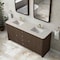 James Martin Vanities Gracyn 72" Double Vanity, Sable, w/ 3 CM Siberian Silestone Widespread Top D125-V72-SBL-WSFR - alternate 5
