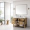 James Martin Vanities Breckenridge 48'' S Vanity, Light Natural Oak w/ Ethereal Noctis Top w/FreePower Wireless Charger 330-V48-LNO-FENC - alternate 8