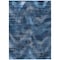 Homeroots 3' X 5' Navy Blue And Sky Blue Abstract Washable Indoor Outdoor Area Rug 587122 - alternate 8