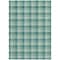 Homeroots 5' X 8' Blue And Green Plaid Washable Indoor Outdoor Area Rug 601435 - alternate 7