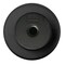 Mng Hardware Large Button Knob - Riverstone - Matte Black 84320 - alternate 4