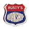 Signmission Rusty's Workshop, 6 inch X 6 inch, Plastic Sign, 2PK SHI-P-2PACK-6-489-RUSTY - alternate 1