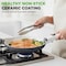 Nutrichef 18-Piece Ceramic Cookware Set with Detachable Handles, Non Stick Pots and Pans, PTFE-Free Natural NCCS18DTHGY - alternate 5