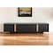 Homeroots 87in Ebony Enclosed Storage TV Stand 473292 - alternate 4