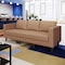 Flash Furniture HERCULES Artemis Cognac LeatherSoft Reception Sofa w/4 AC Outlets/2 USB/2 USB-C Ports ZB-8921-3S-COGNAC-GG - alternate 9