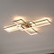 Jonathan Y Palco 39" Contemporary Minimalist Metal Adjustable Dimmable Geometric Integrated LED Flush Mount, Bla JYL7152A - alternate 11