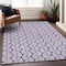 Homeroots 3' X 5' Purple And Ivory Ogee Washable Indoor Outdoor Area Rug 601596 - alternate 7