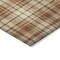 Homeroots 3' X 5' Brown Black And Beige Plaid Washable Indoor Outdoor Area Rug 597129 - alternate 6