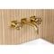 Kingston Brass Double-Handle Wall Mount Bathroom Faucet, Brushed Brass KS6127RX - alternate 4