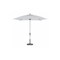 Treasure Garden 7.5 ft Square Patio Umbella, aluminum, fiberglass ribs, outdoor, port Mercury Stripe UM847SQ-SS 7960 port Mercury Stripe - alternate 1