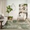 Homeroots 8' X 10' Ivory And Green Palm Leaf Indoor Outdoor Area Rug 550225 - alternate 8
