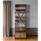 Homeroots 94" Brown Copper and Wood Ladder Bookcase 380586 - alternate 7