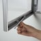 M&T Displays 36x48 Inch Enclosed Lockable Poster Showboard, Silver Aluminum Outdoor Noticeboard USBNU00036X2990 - alternate 7