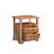 Homeroots 27" Brown Solid Wood Two Drawer Nightstand 552248 - alternate 9