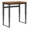 Homeroots Adjustable Brown and Black Wood and Metal Sled Computer Desk 490014 - alternate 9