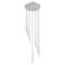 Z-Lite Forest 7 Light Chandelier, Brushed Nickel, 18 In W x 12 In H 919MP12-7R-BN-LED - alternate 1