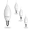 Bulbrite 5 Watt LED CA10 Light Bulbs, Warm Dimming 3000K Soft White, 1800K Candlelight, 500 Lumens, 4PK 862886 - alternate 1