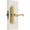 Larson M2 Brass Storm Door Leverset CH3020701 - alternate 1