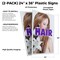 Signmission Hair, Plastic Signs Only 24 Inch x 36 Inch, Corrugated Plastic, 2PK CSB-2436-2PACK-Hair - alternate 2