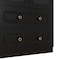 Homeroots 71" Black Wood Two Door Two Drawer Combo Dresser 617966 - alternate 8