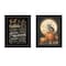 Homeroots Set Of Two Pumpkin Patch Black Framed Print Wall Art, 2PK 405694 - alternate 1