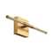 Jonathan Y McKenna 16.25" Modern Minimalist Dimmable Integrated LED Metal Wall Sconce, Brass Gold JYL7039B - alternate 9