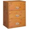 Fireking 3 Drawer, 1 Hr Fire & impact rated, 31" wide lateral Knotty Pine 3-3122-CKP - alternate 1