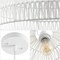 Jonathan Y Campana 20" 1-Light Bohemian Modern Woven Rope/Iron LED Pendant, White JYL6504E - alternate 9