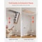 Vevor Aluminum Attic Ladder Folding Retractable Loft Stairs 9.8'-10.3' Ceiling A9 - alternate 6