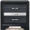 Homeroots 17" Rectangular Three Drawers Nightstand With Solid Wood Top 347072 - alternate 5