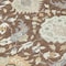Homeroots 9' X 12' Brown Gray And Ivory Damask Washable Indoor Outdoor Area Rug 599404 - alternate 8