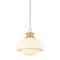 Mitzi 4 Light Kristen Chandelier Aged Brass H1093804-AGB - alternate 1