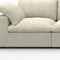 Homeroots Khaki Linen Blend Modular L Shaped Five Piece Corner Sectional 714573 - alternate 5
